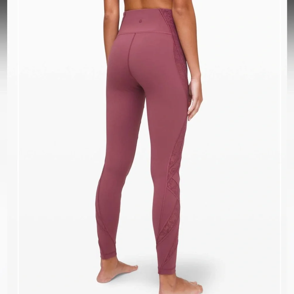 Lululemon Wunder Under Flocked Legging